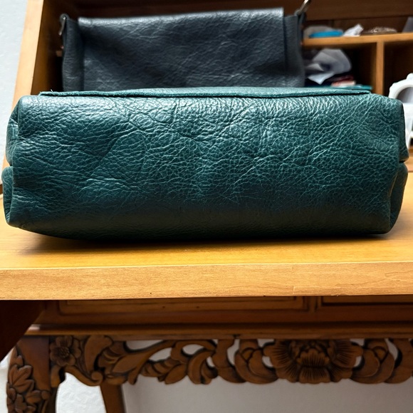 Dark Teal Bulldog Mini Travel Tote by KMM - Picture 12 of 15